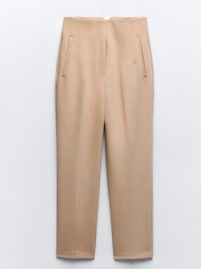 Zara High Waisted Trousers size L Reference Code: 1608/532/704